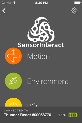 SensorInteract screenshot 2