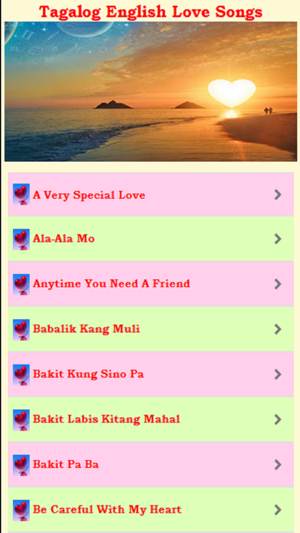 Tagalog English Love Songs(圖2)-速報App