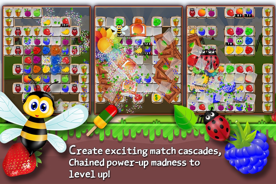 Fruit Drops 3 - Match three puzzle screenshot 4