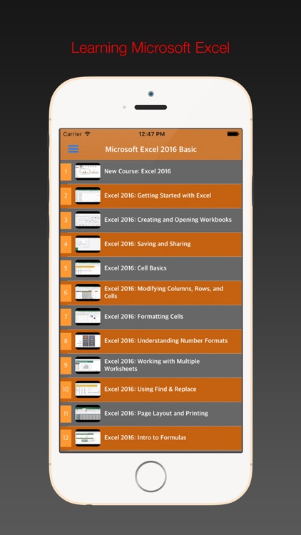 Videos Training & Tutorial For Microsoft Excel ( Excel 2007, Excel 2010, Excel 2013, Excel 2016) screenshot-3
