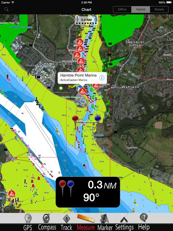 Solent Nautical Chart