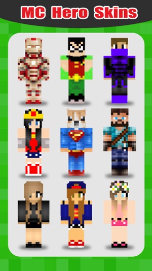 SuperHero Skins Pro - Export Skin for MineCraft Pocket Editi(圖2)-速報App