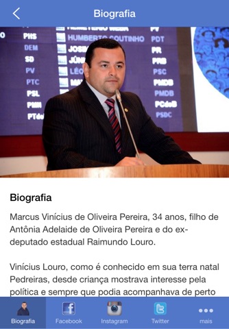 Dep. Vinicius Louro screenshot 2