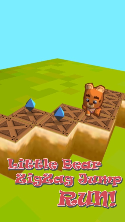 Zigzag jumpy bear 3D - Endless jump and run on zig zag road