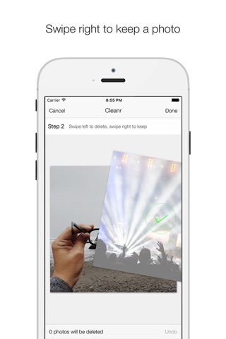 Cleanr for Camera Roll - Fastest way to delete unwanted photos quickly and easily to free up space screenshot 3