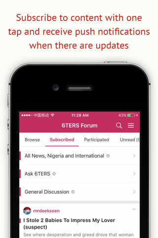6TERS Social Forum App screenshot 3