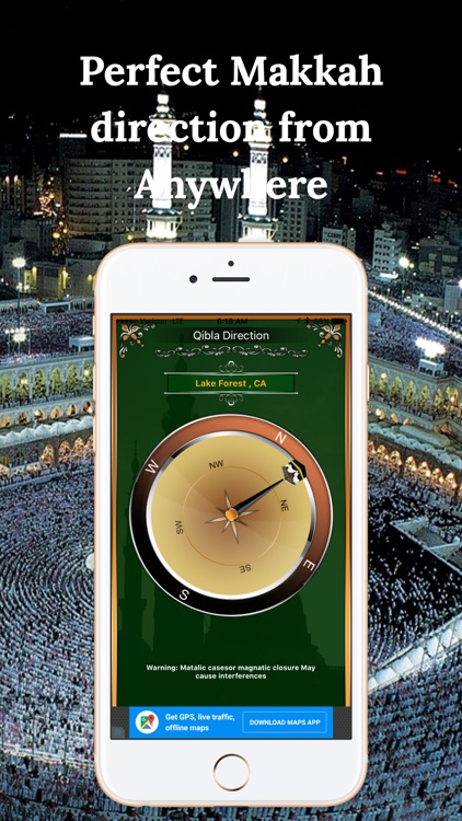 Qibla Prayer-Find Maccah