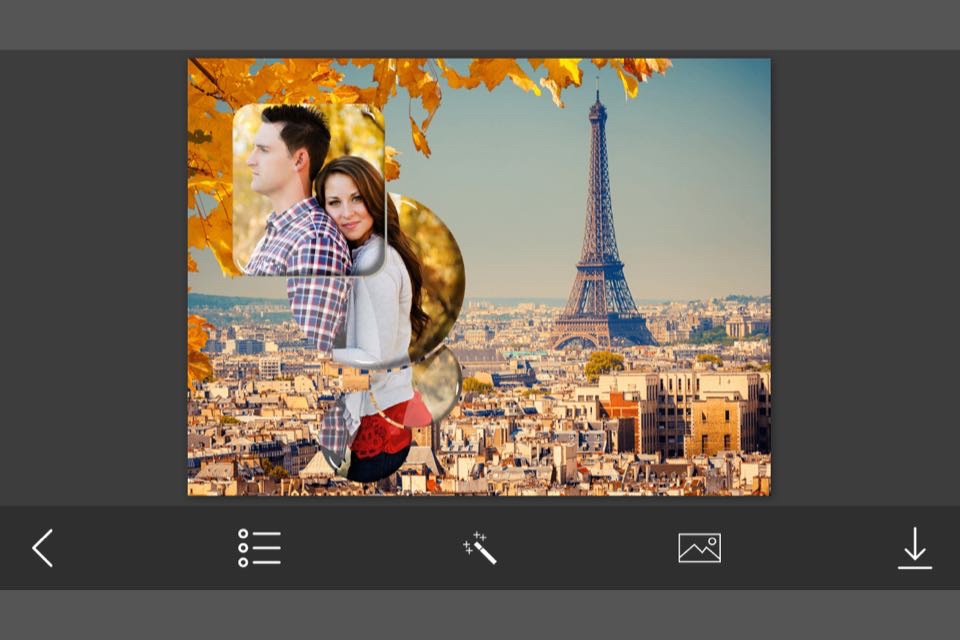 3D Paris Photo Frame - Amazing Picture Frames & Photo Editor screenshot 2