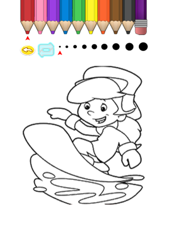 Kids Coloring Book - Cute Cartoon Shiomiya screenshot 4