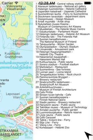Helsinki kartta screenshot 3