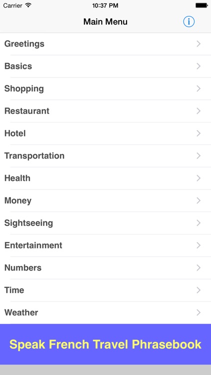 Speak French Travel Phrasebook