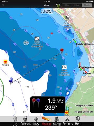 Tuscan Archipelago Charts Pro screenshot 4