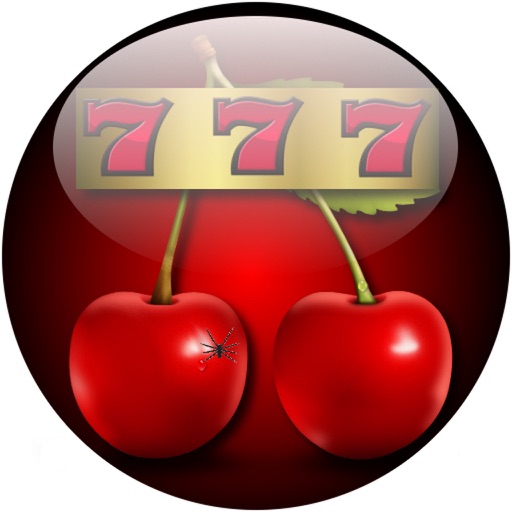 Red Cherry Slot Machine Icon