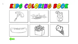 Game screenshot Kids Coloring Food hack