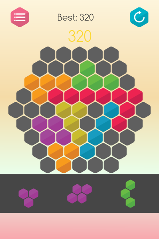 1010 Hexagon Blocks Puzzles Classic screenshot 2