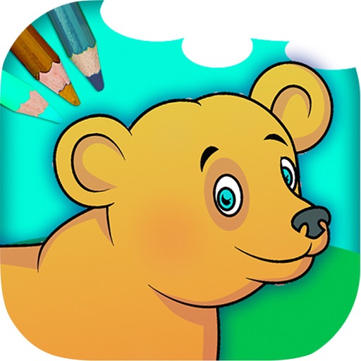 Color Wild Animals - coloring book for kids 3 8 years old iOS App