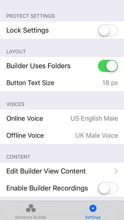 Pocket Talk - Sentence Builder
