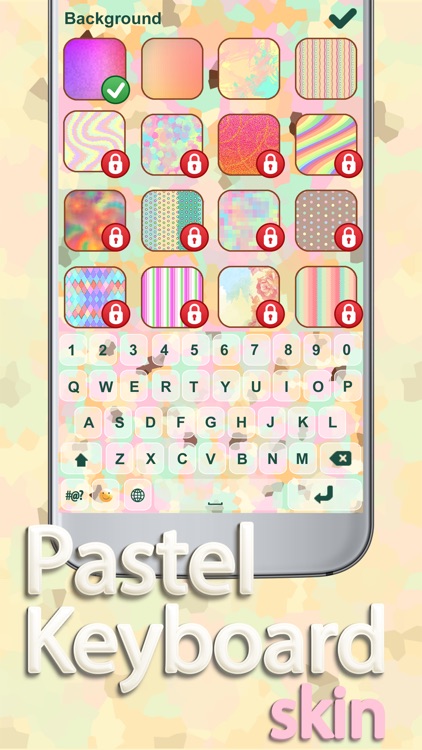 Best Free Pastel Color Keyboard – Design and Custom.ize Brand New Fashionable iPhone Look screenshot-1