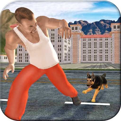 Police Dog Chase Prisoner Escape -  Real Hard Time Dog Fighting Against City Crime of Robbers & Criminals iOS App