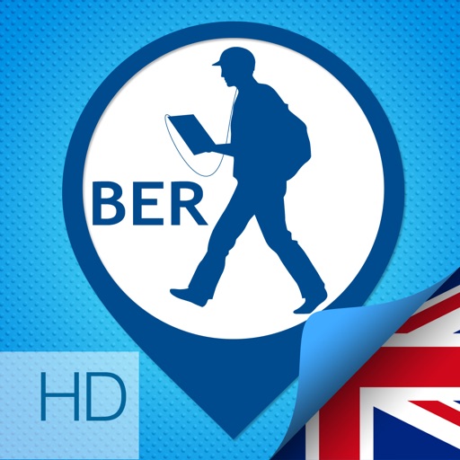 Berlin tour guide government district: gps triggert walking tour with video & audio guide offline map - HD icon