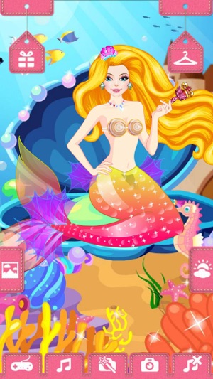 Mermaid Face Painting – Fashion Beauty Salon Game for Girls(圖3)-速報App