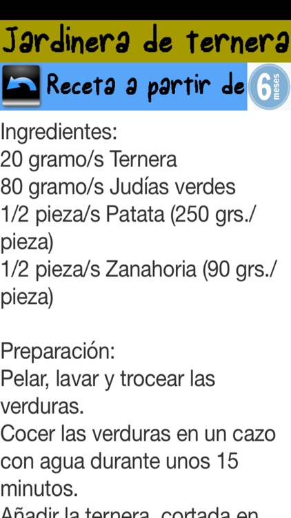 Recetas para mi bebe screenshot-3