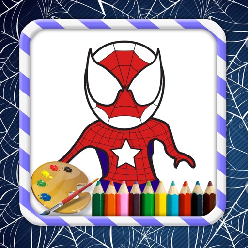 Free Coloring Book Spiderman Version
