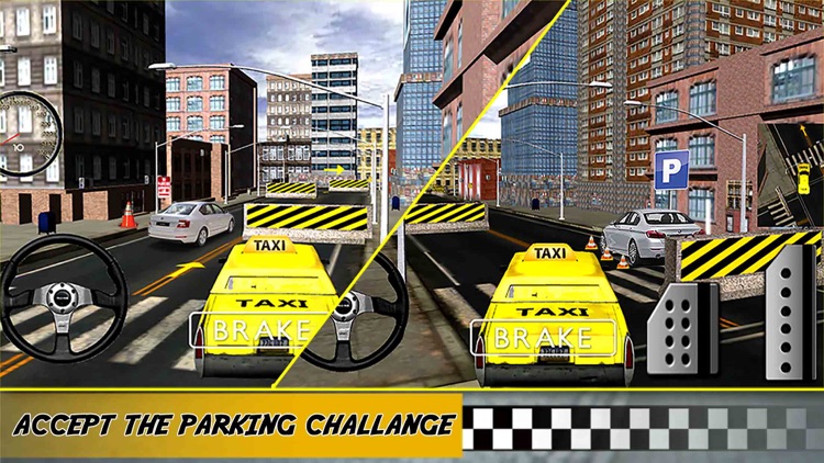 New York Taxi Parking 3d - Crazy Yellow Cab Driver in City Traffic Simulator screenshot-3