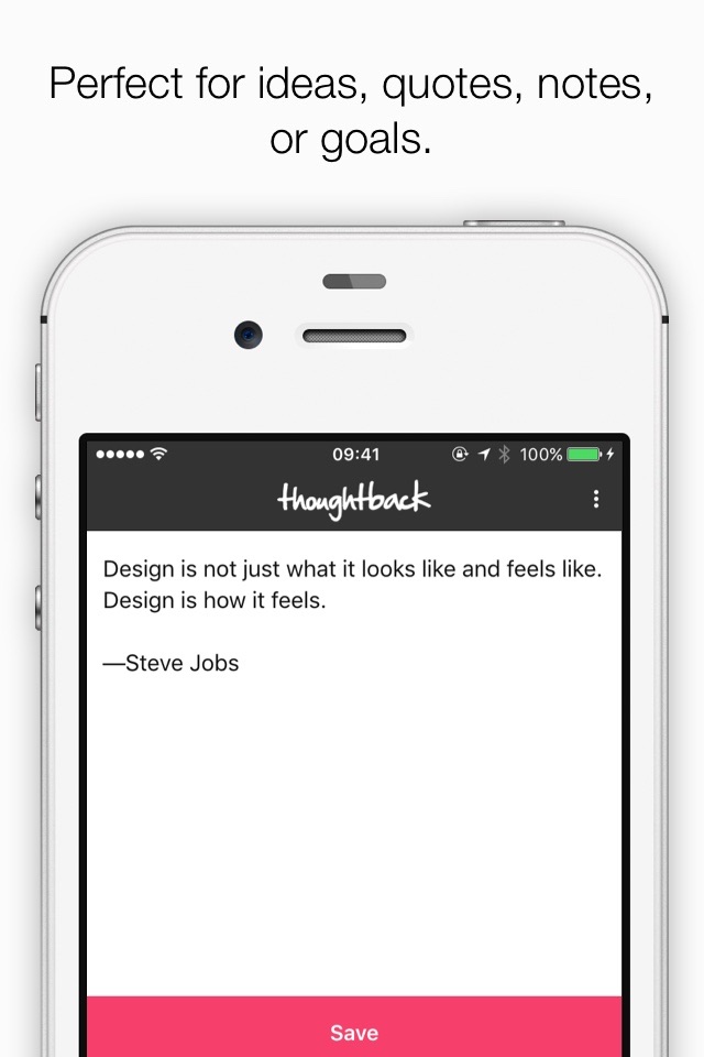 Thoughtback screenshot 2