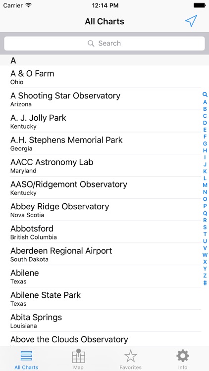 iCSC: Clear Sky Chart Viewer