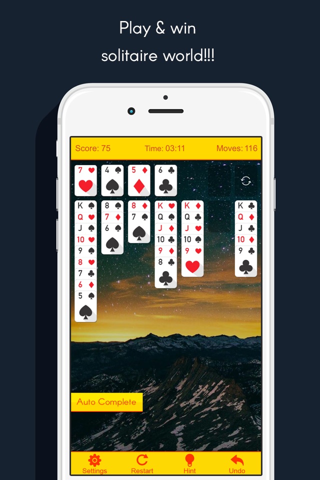 Solitaire-Spider Ace Pyramid amazing solitaire screenshot 4