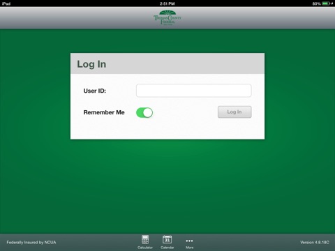 Thomas County Federal Mobile Banking for iPad screenshot 2
