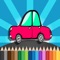 Cars Coloring Book Game for Preschool