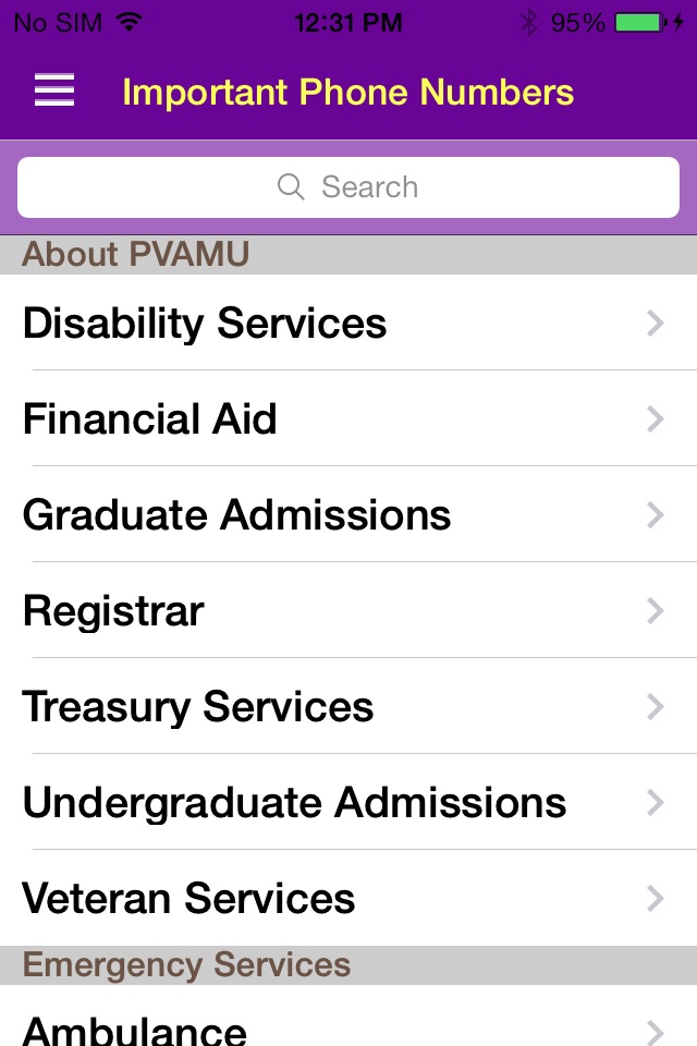 PVAMU Mobile App screenshot 3