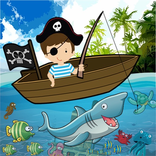 Pirates kids Fishing icon