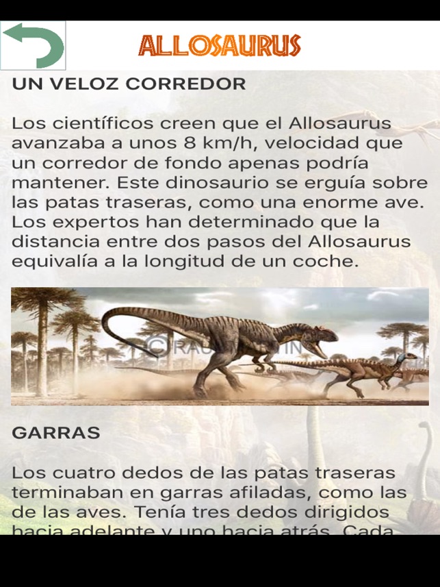 Jurassic Info Dinosaurios on the App Store