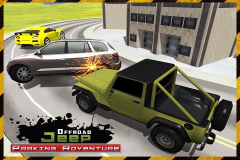 Offroad Jeep Parking Adventure 3D - Mountain Hill Driving Test Run Game screenshot 4
