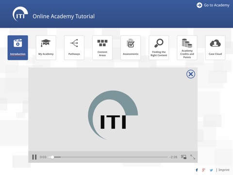 ITI Online Academy Tutorial screenshot 3