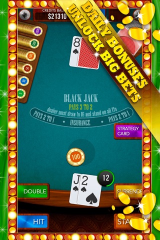 New Plant Blackjack: If you enjoy card games, this is you chance to win tons of green treats screenshot 3