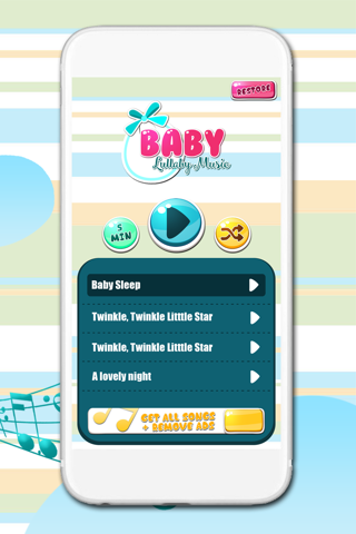 Baby Lullaby Music – Nursery Rhymes For Kids of All Ages with White Noise Sounds in Sweet Collection screenshot 3