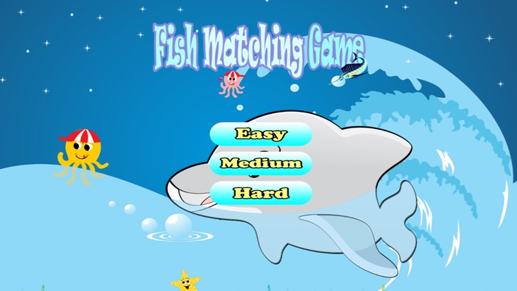 Fish Matching Game - toddler puzzle ocean