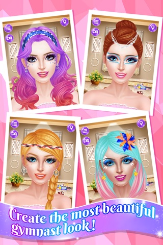 Gymnastic Sports Girl: Beauty Spa Salon Games screenshot 3