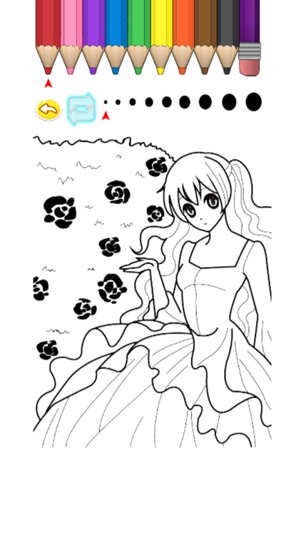 Kids Coloring Book - Princess Midori