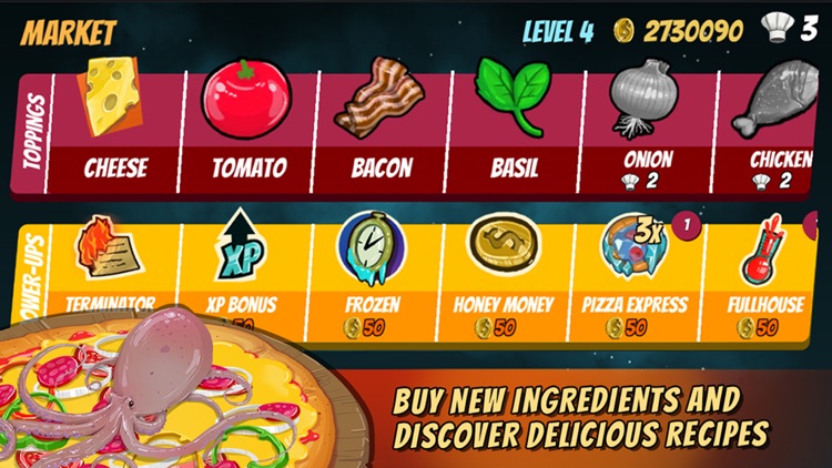 Pizza Mania - Cheese Moon Chase screenshot-4