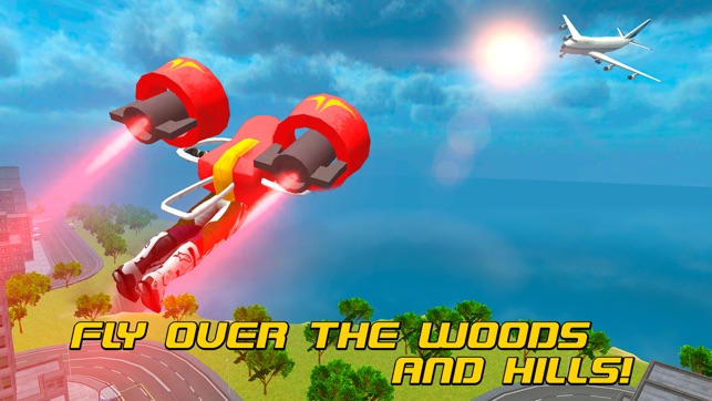 Flying Man: Skydiving Air Race 3D Full(圖2)-速報App