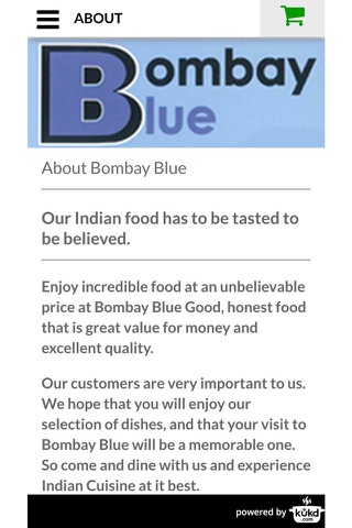 Bombay Blue Indian Takeaway screenshot 4