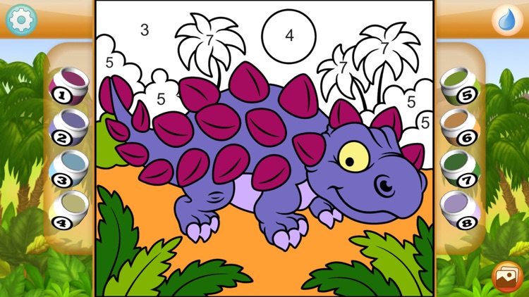 Paint by Numbers - Dinosaurs