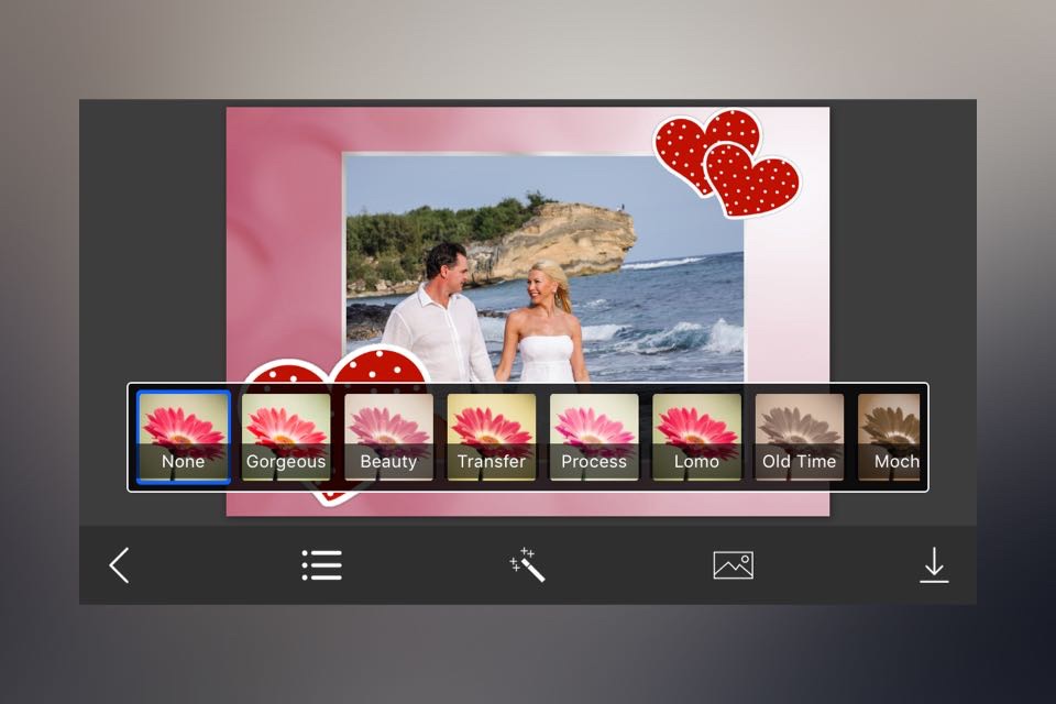 Make Lovely Valentine With Partner - Instant Frame Maker & Photo Editor screenshot 4