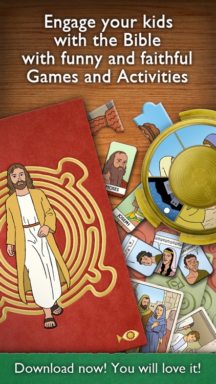 Children's Bible Games for Kids, Family and School screenshot-0