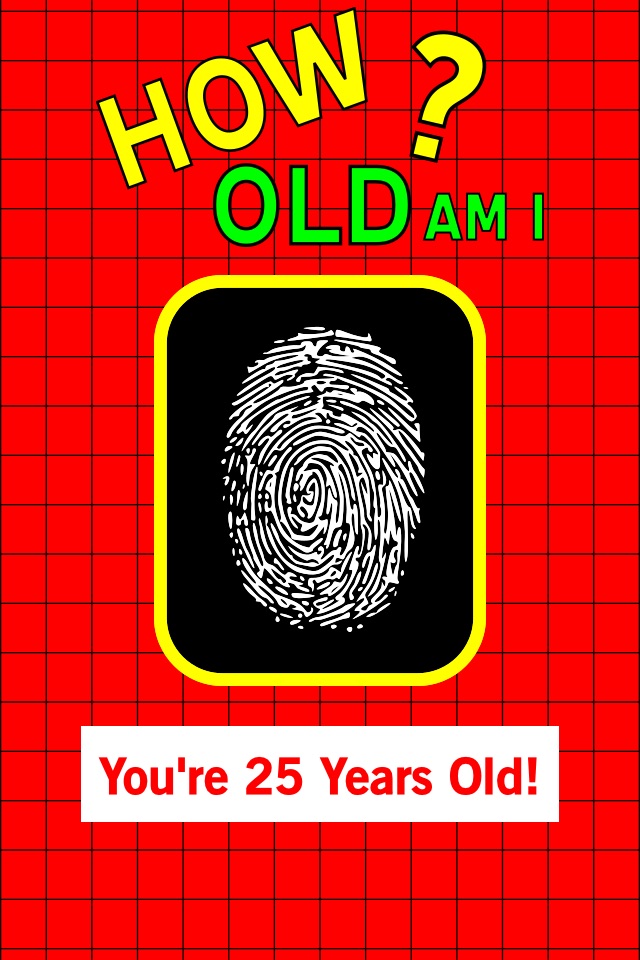 How Old Am I - Age Guess Fingerprint Touch Test Booth + HD screenshot 3